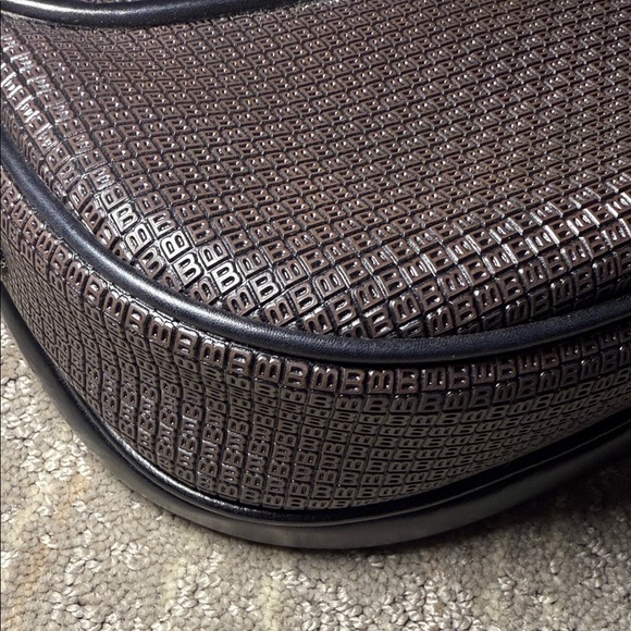 Bally Black Embossed B Crossbody - Picture 5 of 11